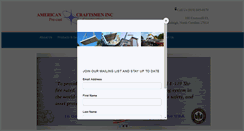 Desktop Screenshot of americancraftsmeninc.com